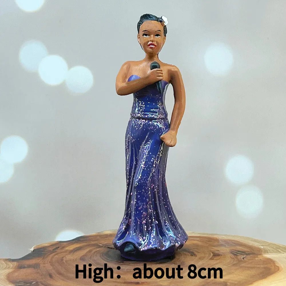 Miniature Resin Character Figurines, Multi-Style Tiny People Statues, Diorama Scene Layout Souvenir & Collectible