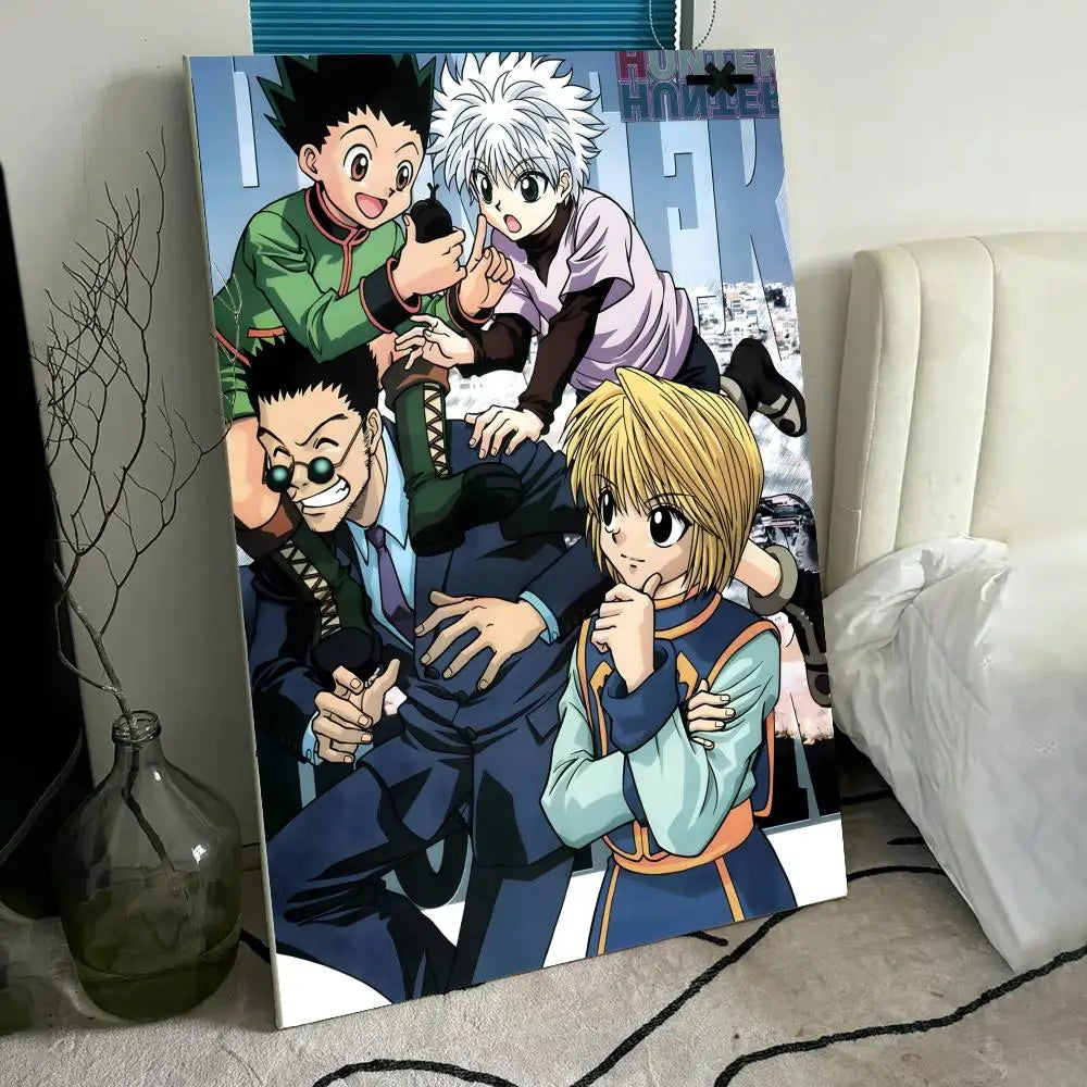 Anime H-HUNTERXHUNTER Poster Wall art print art suitable for living room bedroom bar parlor home decor gift