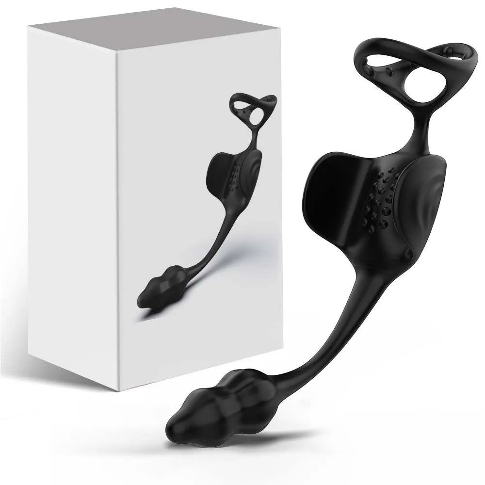 Remote-Control Thrusting Prostate Massager with Ring