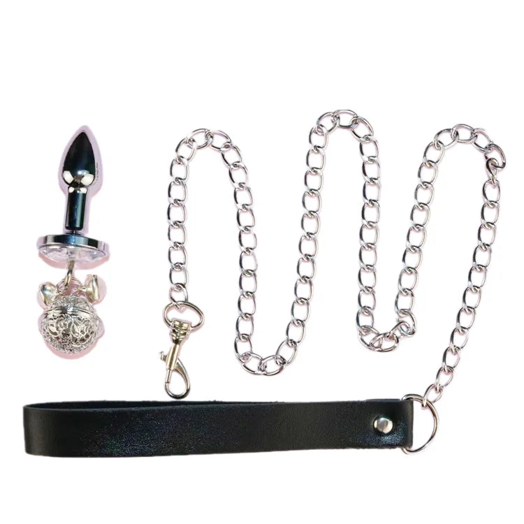 Stainless Steel Bell Chain Anal Plug