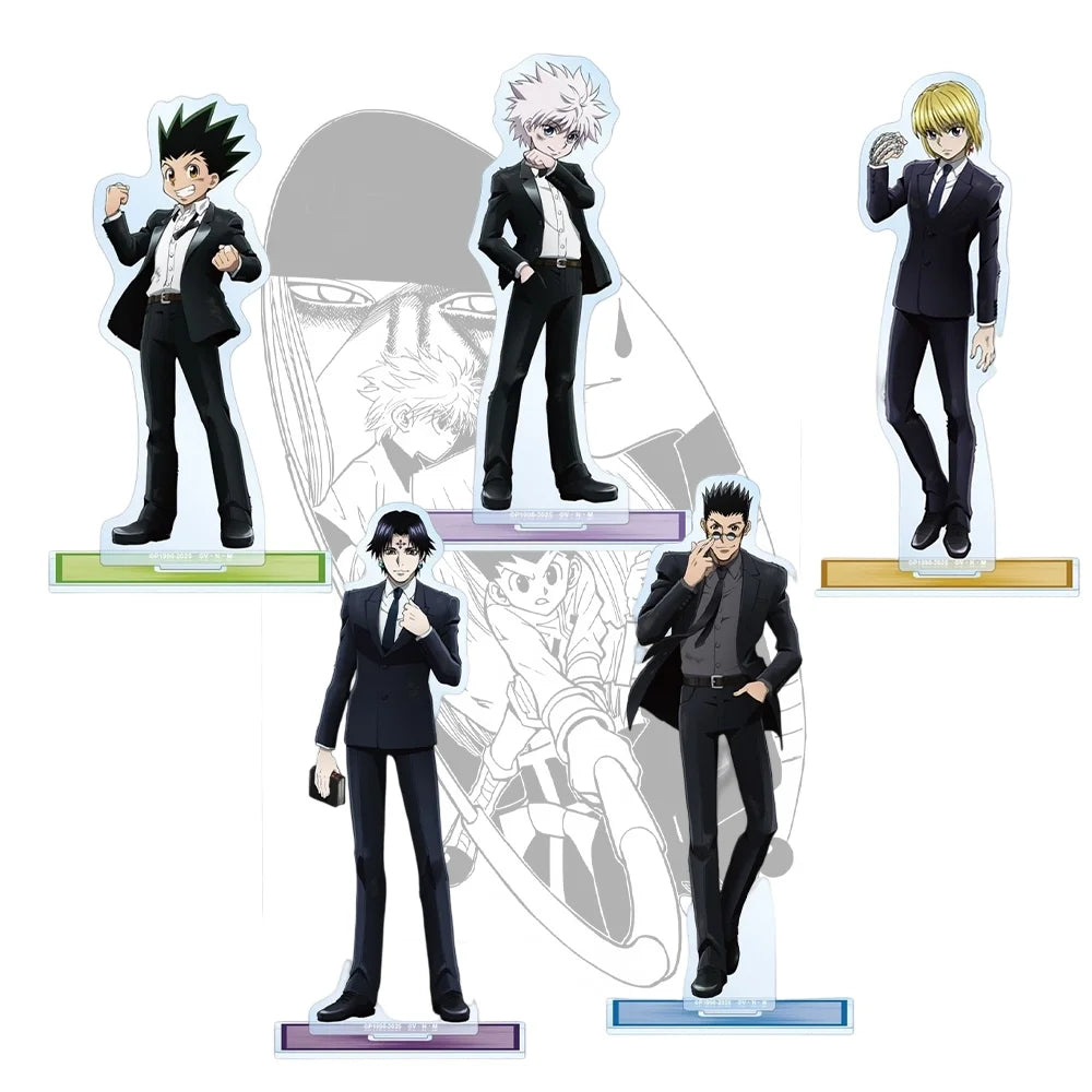 “Hunter X Hunter” 15cm Acrylic Stand Keychain Gon Freecs/Kurapika Suit Ver Exquisite Desktop Decorations Gift
