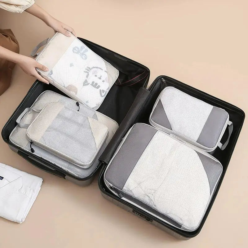 3-Piece Travel Compression Packing Cube Set