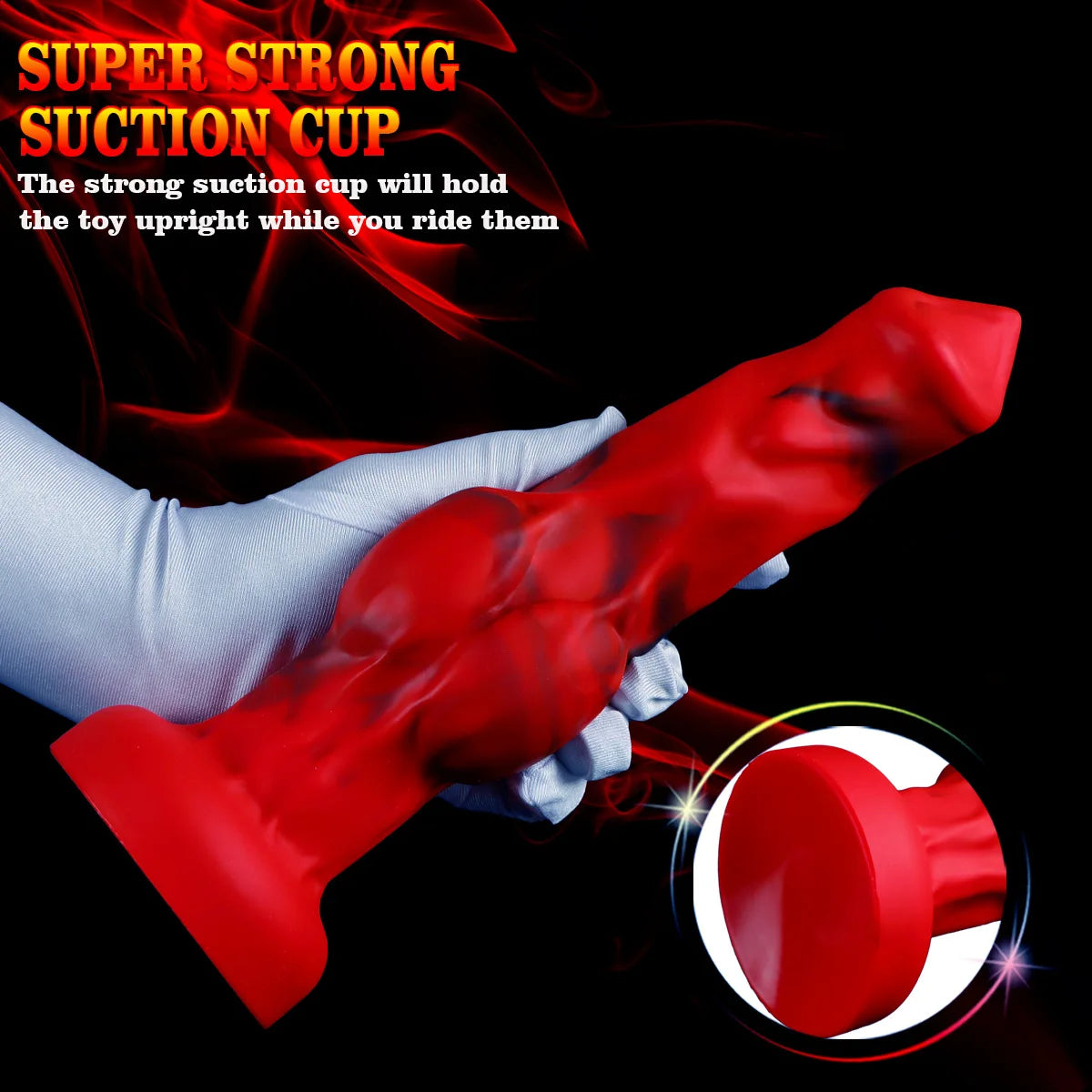 Animal Dildo Large Knot Wolf Dog Monster Dildo & Butt Plug - Anal Plug Masturbation Toy for Women Men Gay Adults18 Big Dick Sex