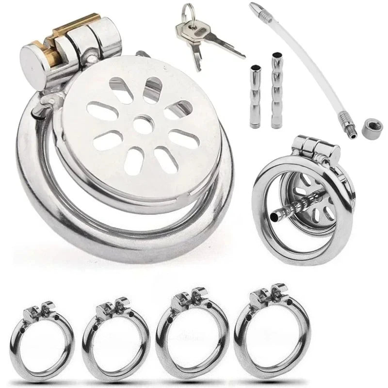 Mini Stainless Steel Chastity Cage