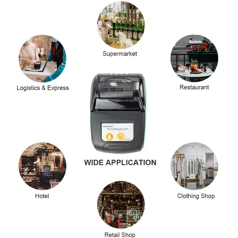 GOOJPRT 58 mm Bluetooth Receipt & POS Printer