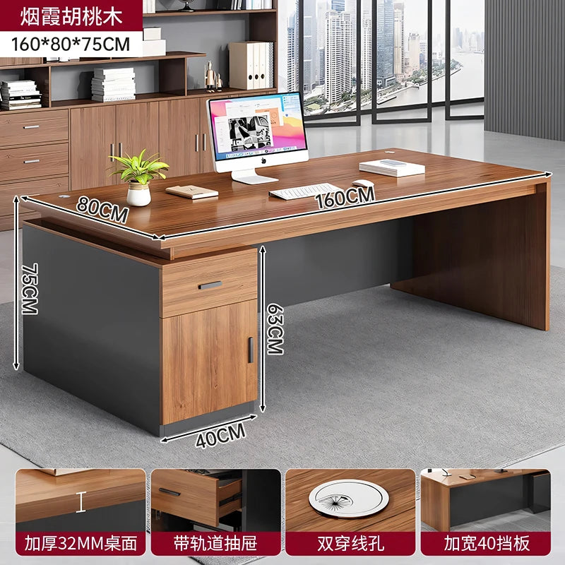 Modern Black Gaming & Computer Desk