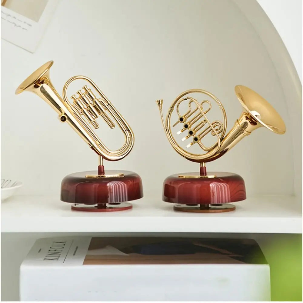 Nordic Phonograph Music Box Figurine