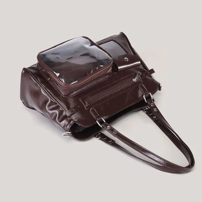 Harajuku Transparent Badge Display Bag