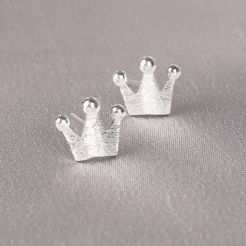 925 Silver-Needle Mini Stud Earring Set