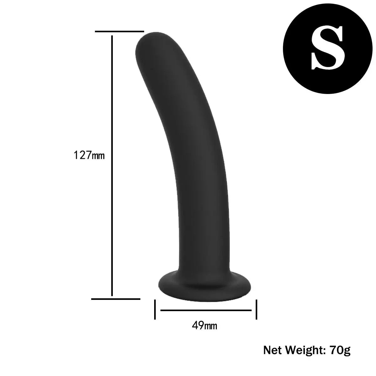 Soft Liquid Silicone Animal-Style Dildo & Plug