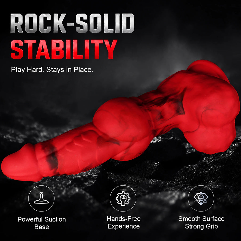 Realistic Huge Dog Dildo New Animal Dildo Penis With Suction Cup Silicone Long knot Big Dildos Sex toy for Adult Women Men Gay