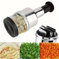 Manual Press Food Chopper with Storage Container