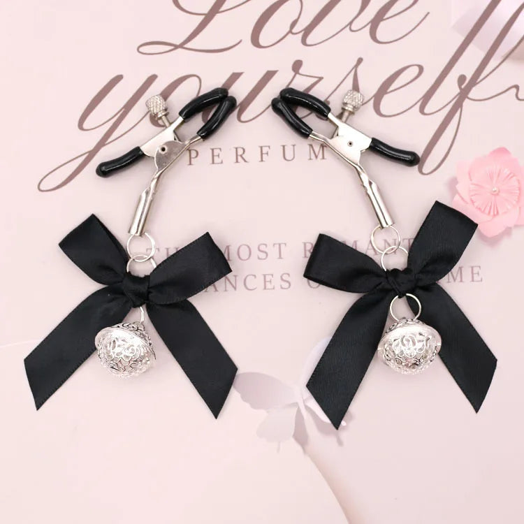 Stainless Steel Bow & Bell Rabbit Anal Plug