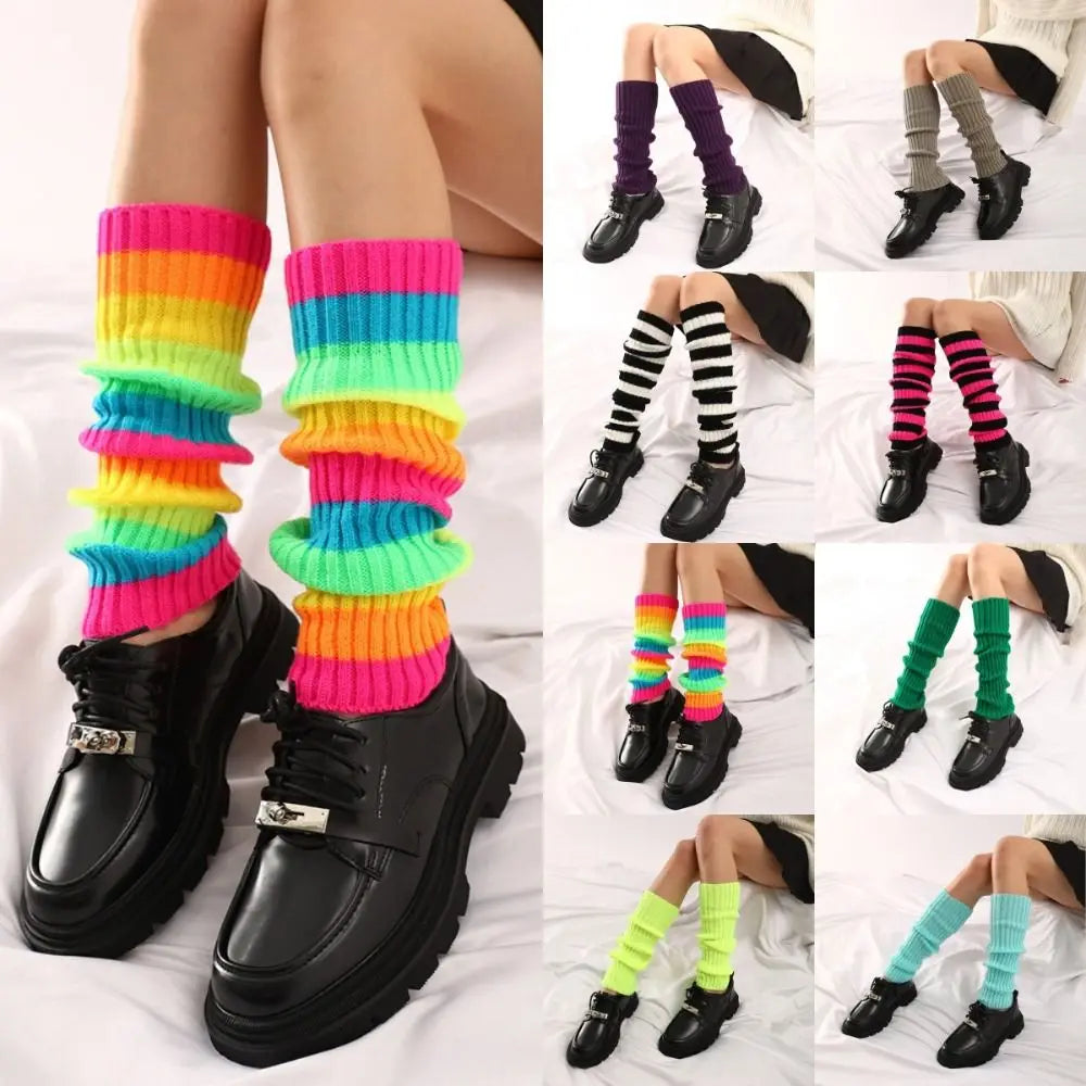 Ribbed Knit Harajuku Lolita Leg Warmers