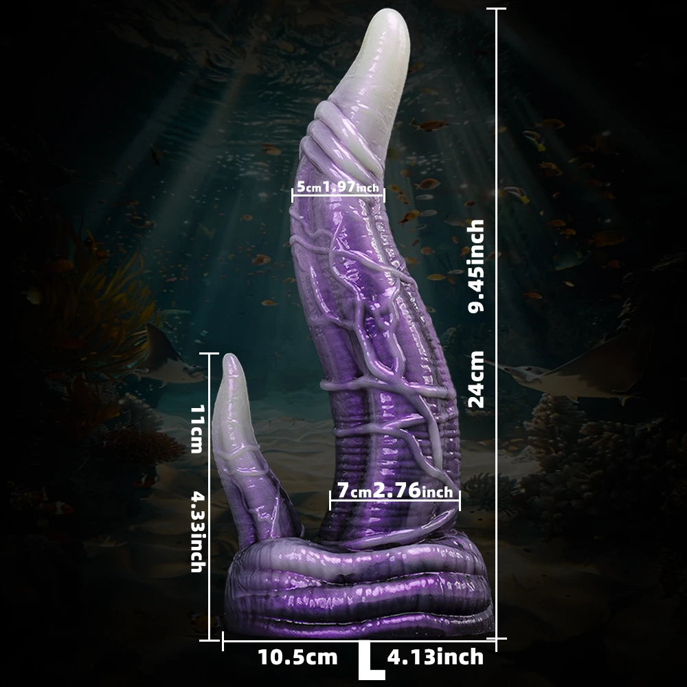 Large Monster-Style Soft Anal Plug