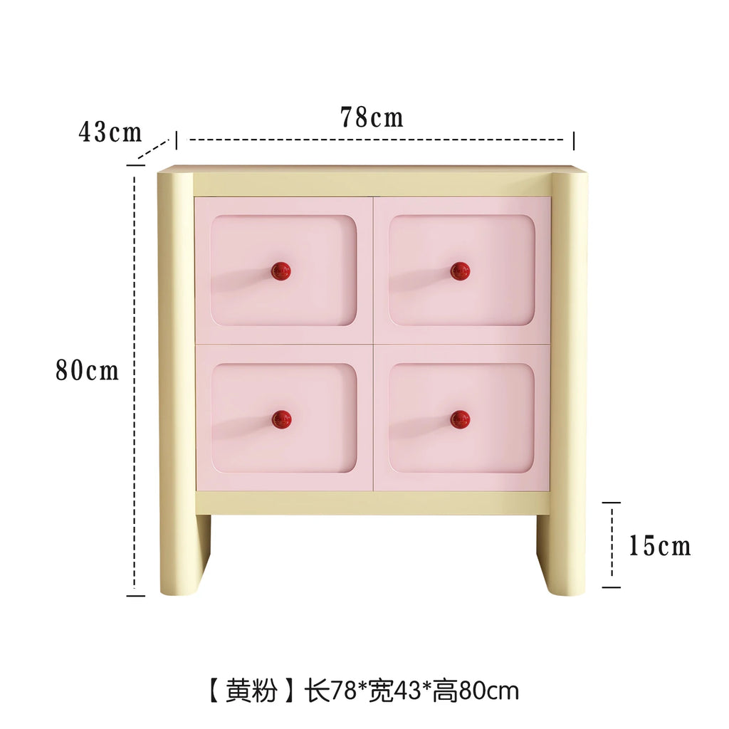 Kawaii Minimalist Living Room Cabinet