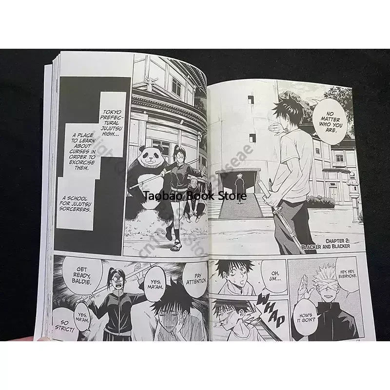Manga Book 2 Volume Jujutsu Kaisen Japan Youth Teens Fantasy Science Mystery Suspense Manga Comic Book English