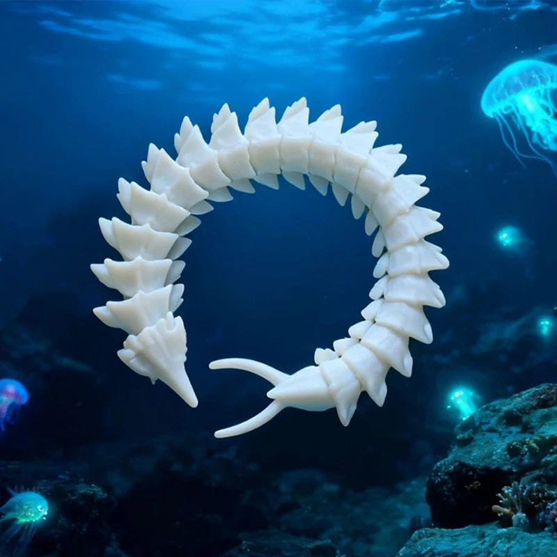 New Joint-movable Deep Sea Monster Figurines Strange Rare Marine Animals Home Room Desk Decor Ornament Model New Year Gift Craft