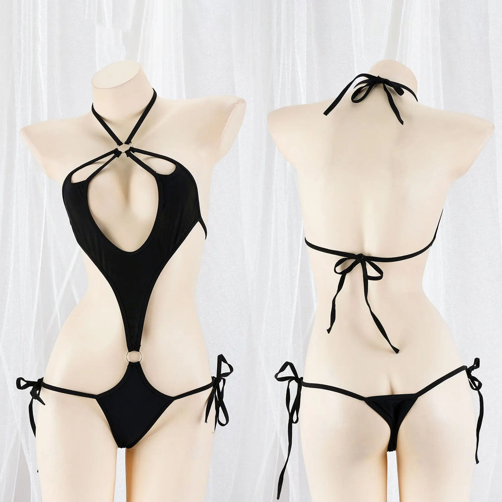 Sexy  Jumpsuit Sex Body Suit Women Lingerie Sexy Nightgown Lace-up Adjustable Bodystocking Adult Exotic Costumes