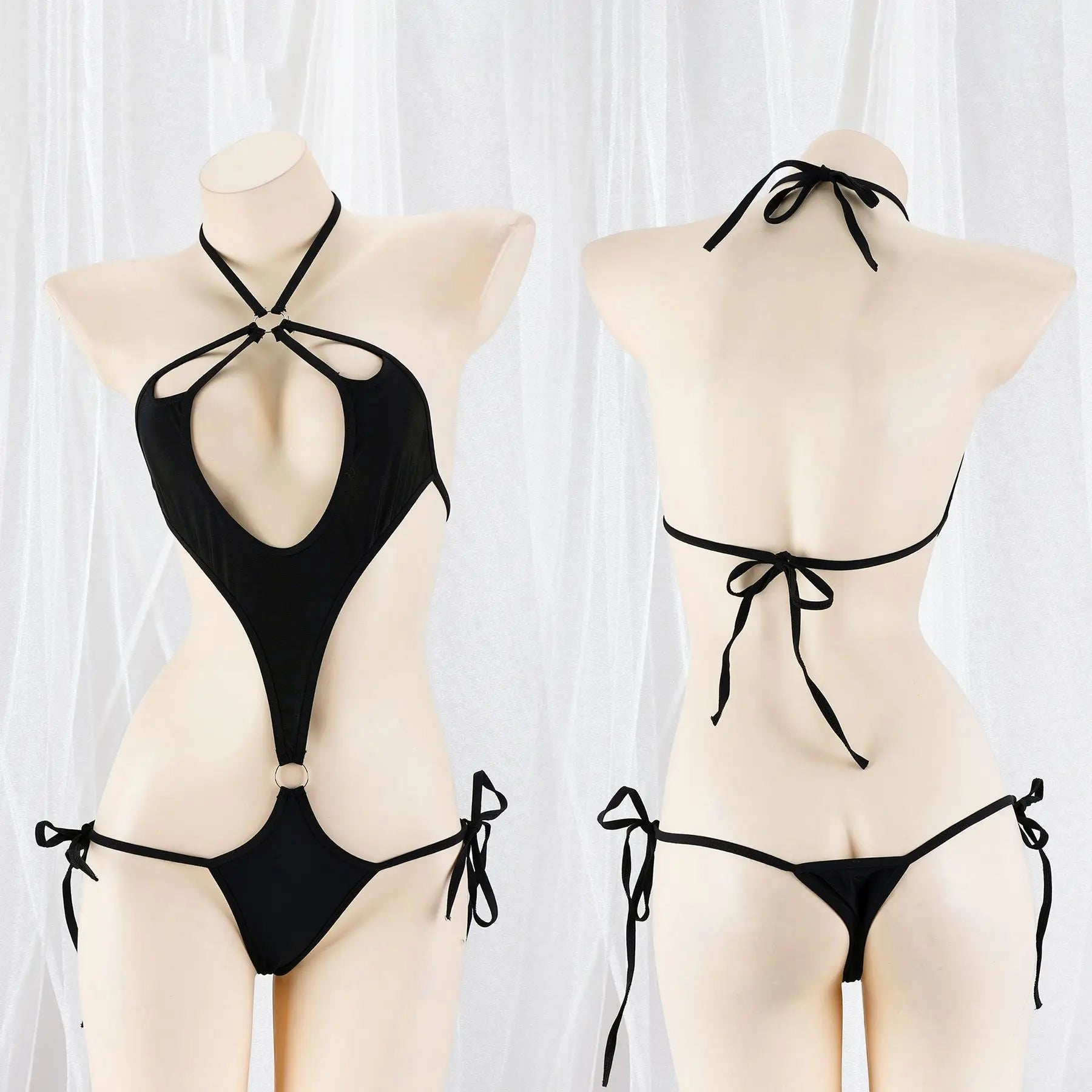 Sexy  Jumpsuit Sex Body Suit Women Lingerie Sexy Nightgown Lace-up Adjustable Bodystocking Adult Exotic Costumes