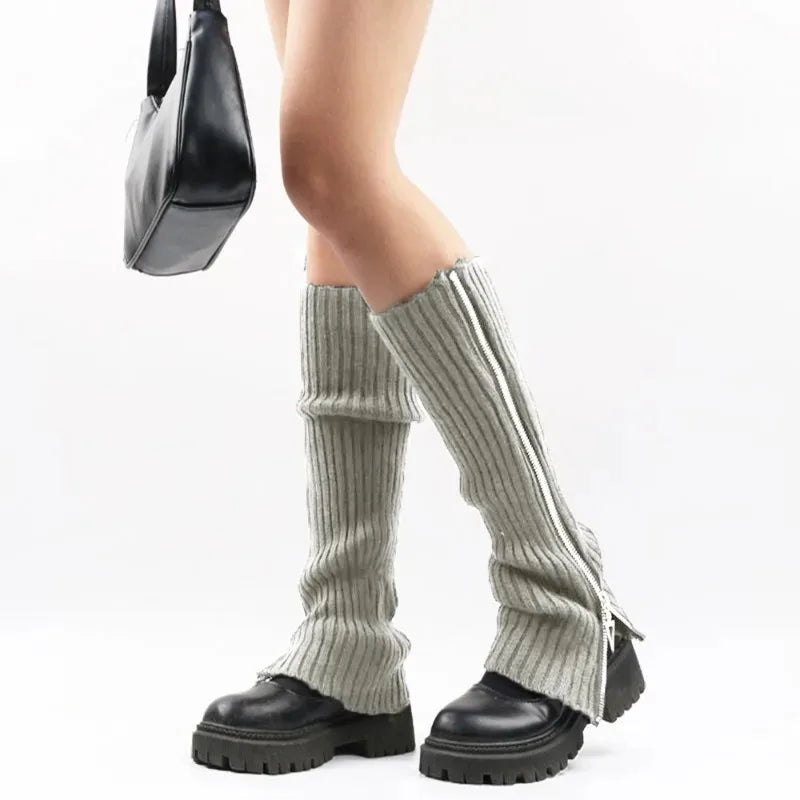Striped Gothic Lolita Knit Leg Warmers