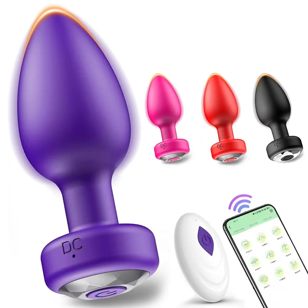 App-Controlled Remote Vibrating Anal Plug