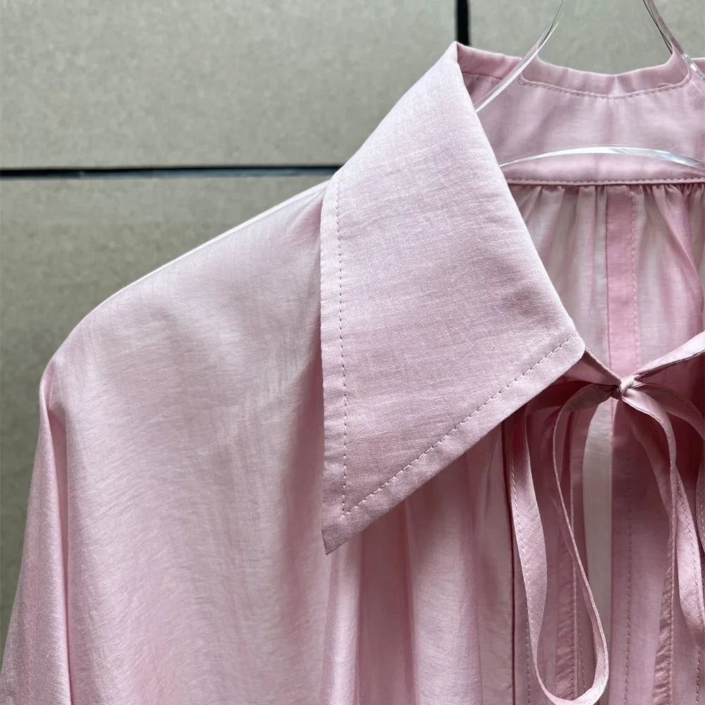 2026 Women's Fashion Shirt — Silk, Loose-Fit, Casual Top & Tee | Y2K-Inspired New Arrival | Versatile Commuter Style Pullover