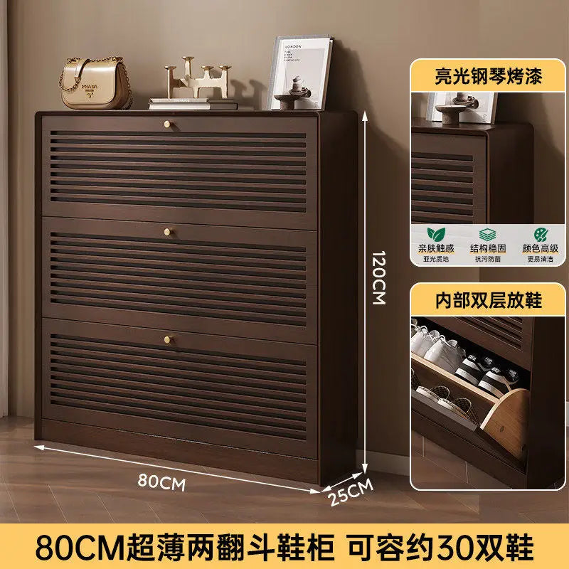 Narrow Corner Shoe Storage Cabinet