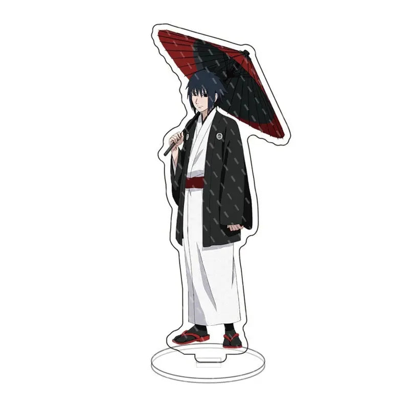 Japan Naruto Acrylic Stand Shippuden Uchiha Sasuke Sakura Desktop Decoration Doll anime figure character Christmas gift 15cm