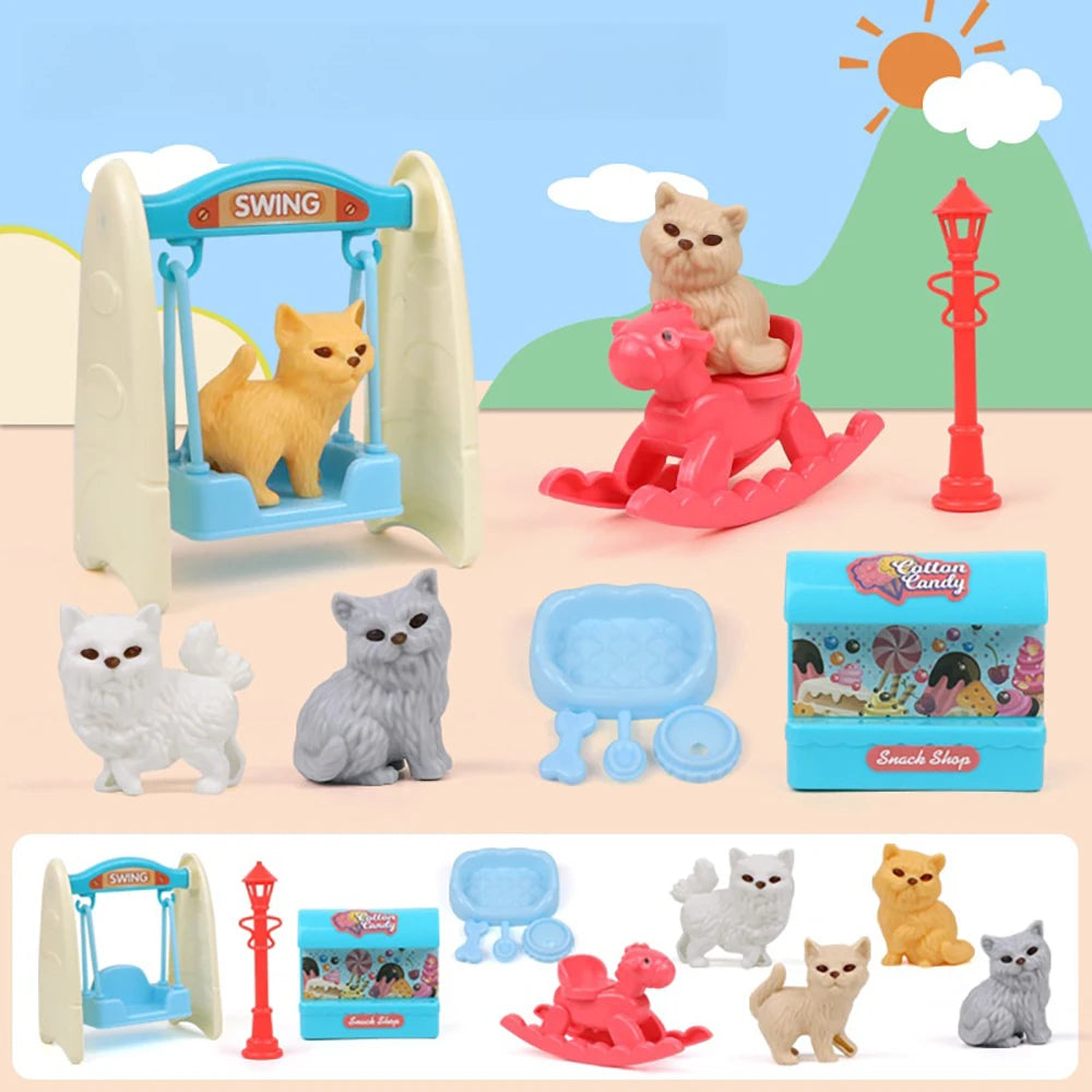 Dog Basket & Puppy Doll Pretend-Play Set