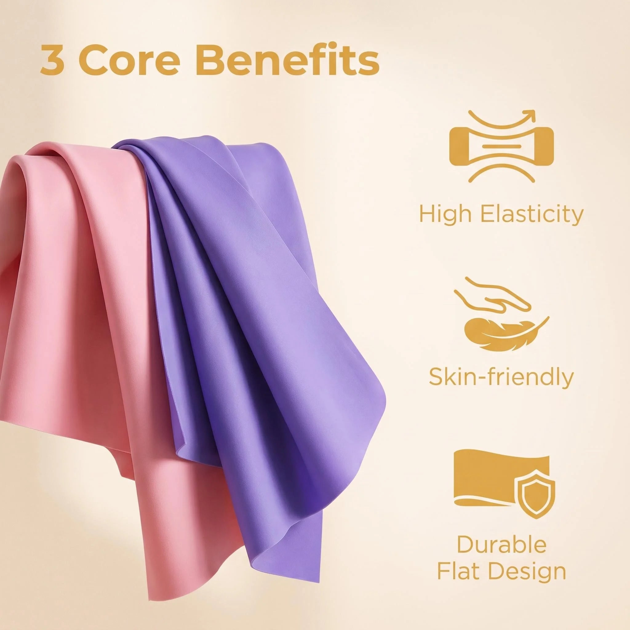Yoga Sport Resistance Bands Multifunctional High Elastic Fitness Exercise Pilates gym equipment No Break Soft Skin-frien