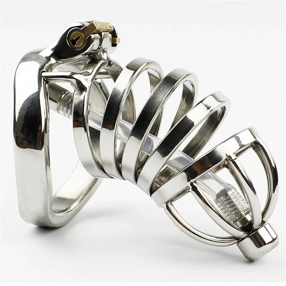 Lockable Stainless Steel Chastity Cage