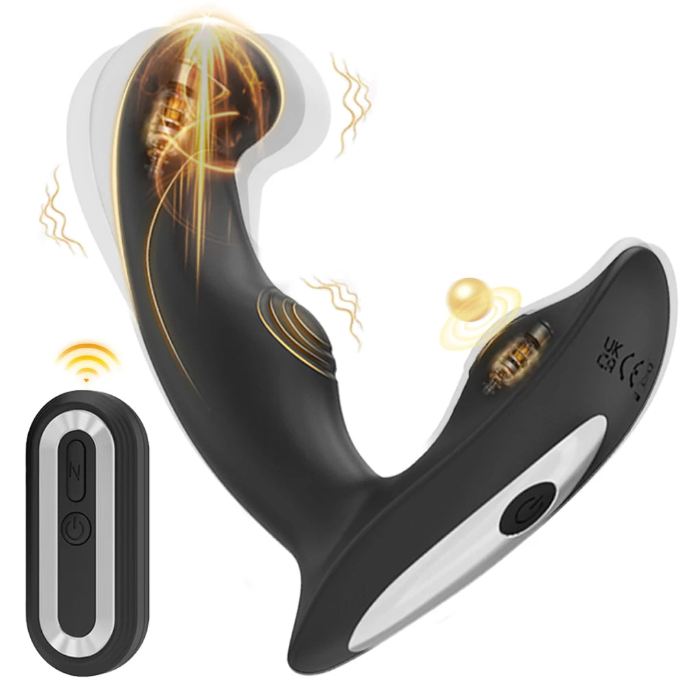 Remote-Control Vibrating Anal Plug – 10 Modes