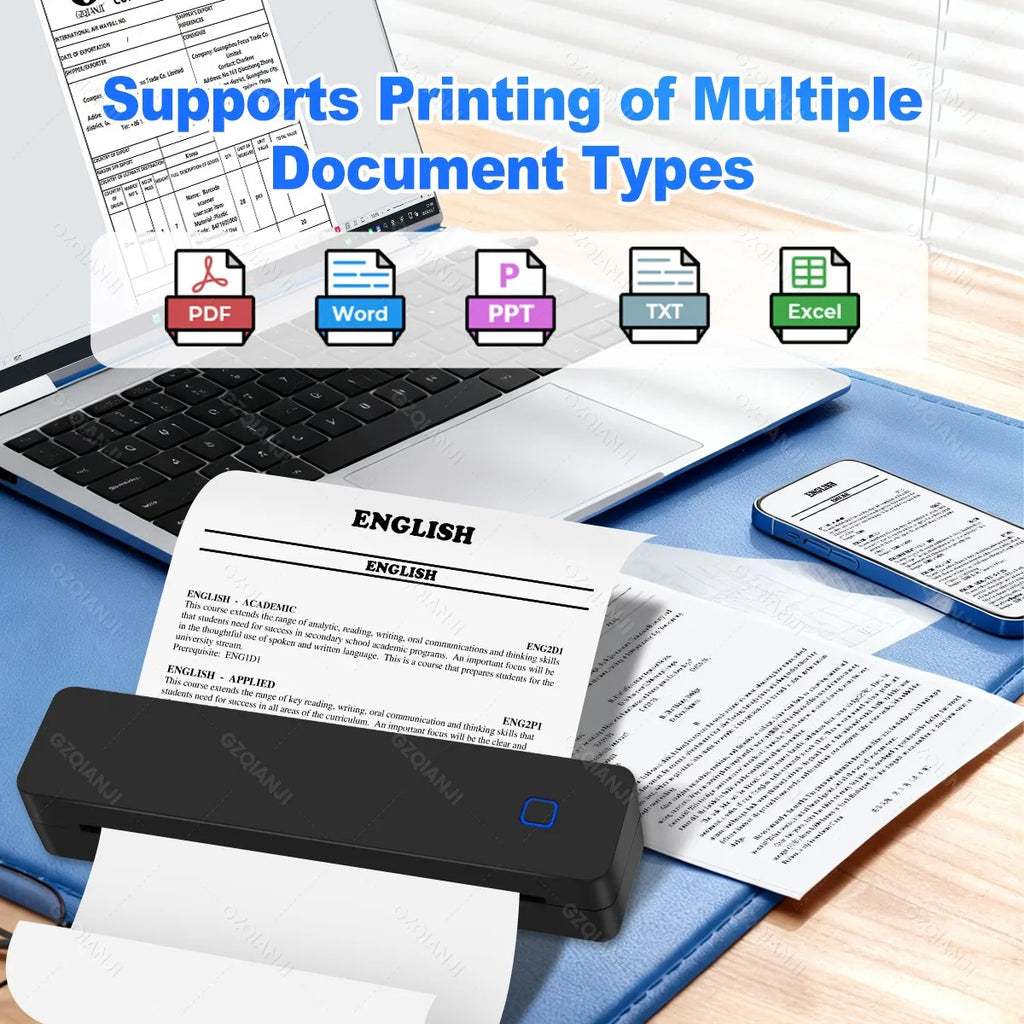 Portable A4 Bluetooth Thermal Printer