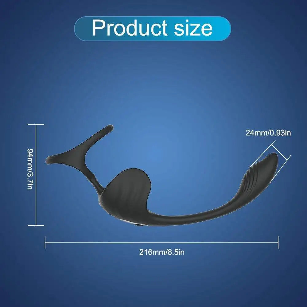 App-Control Prostate Massager with Ring