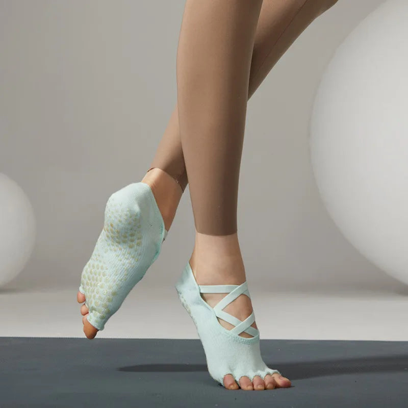 Women's Non-Slip Toeless Yoga & Pilates Socks