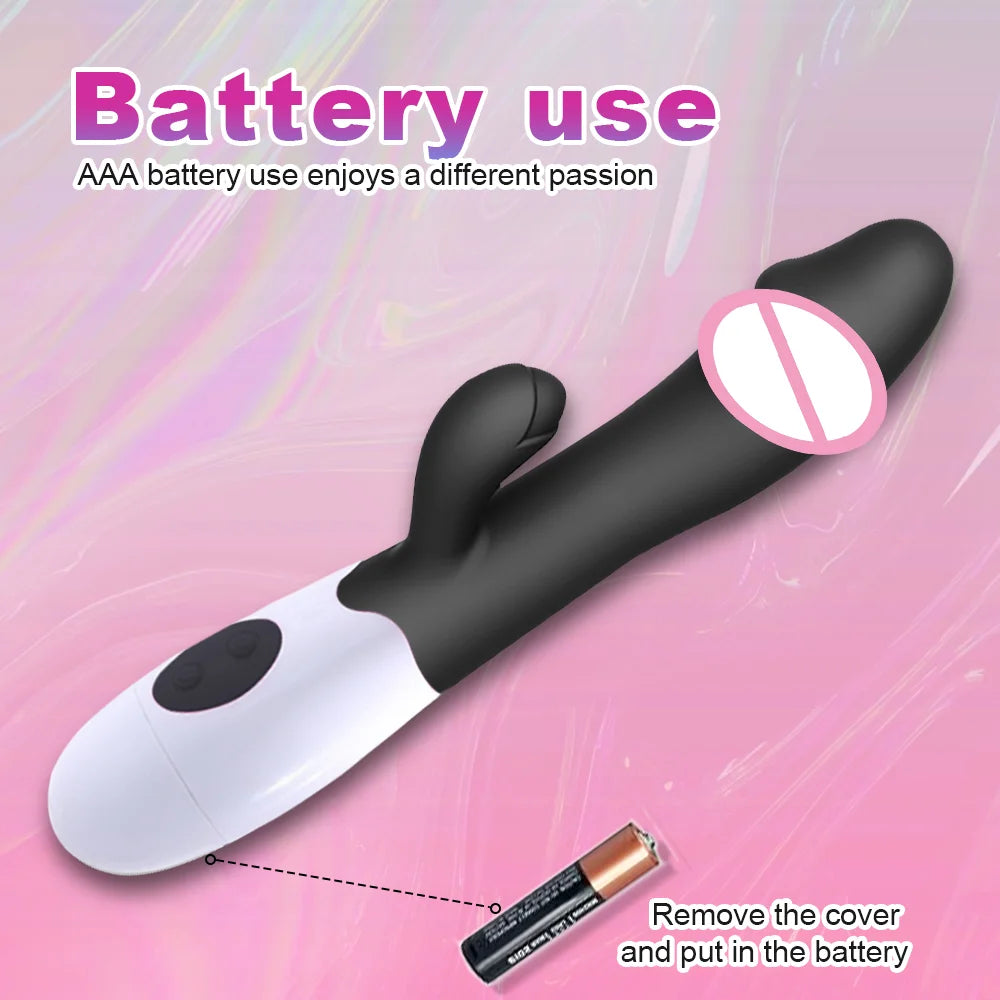 Rotating & Thrusting Rabbit Vibrator