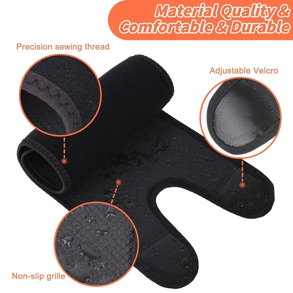 Thigh Trimmers Wraps for Women Men,Neoprene Thigh Brace Support Hamstring Compression Sleeve,Increases Heat & Sweat to the Thigh