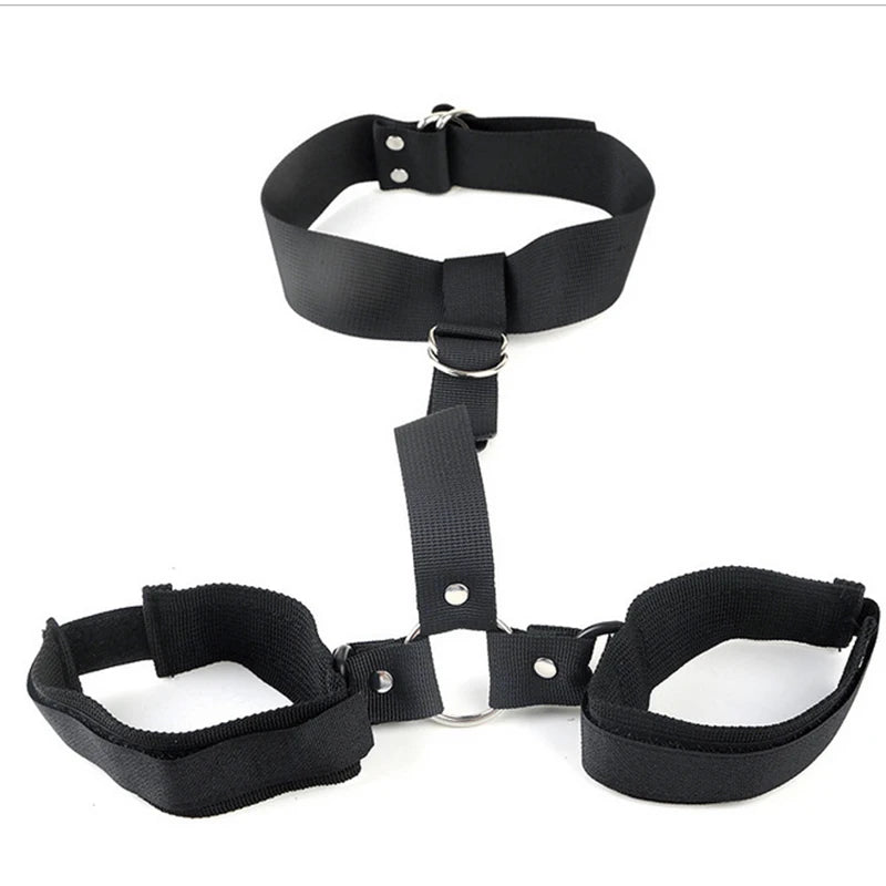 Wrist-to-Ankle BDSM Restraint Cuff Set
