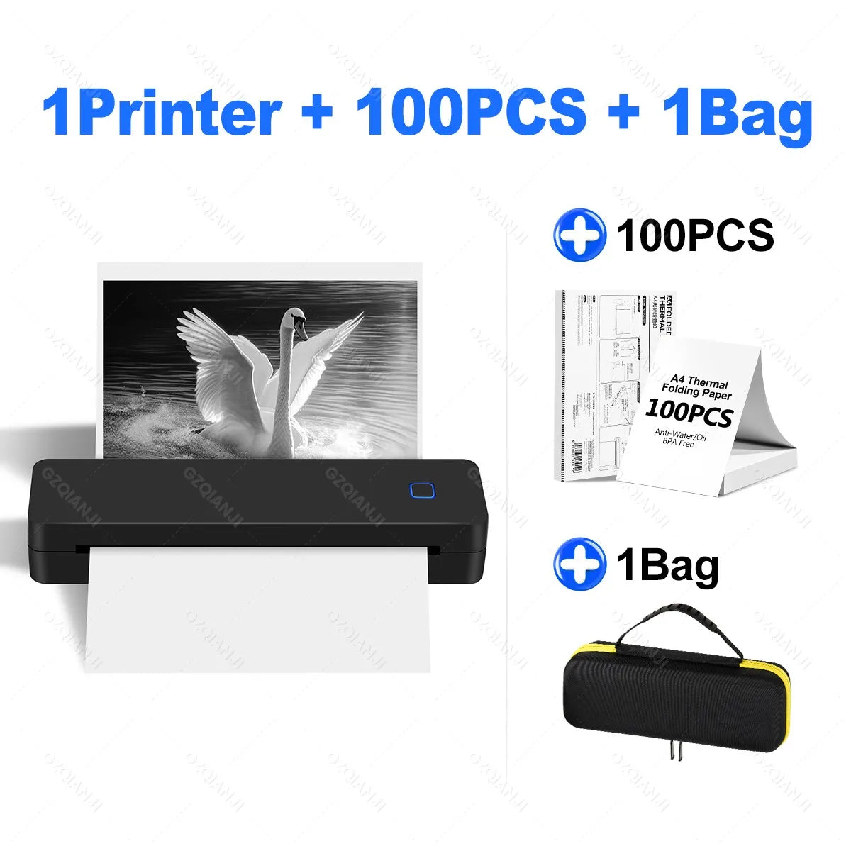 Portable A4 Bluetooth Thermal Printer