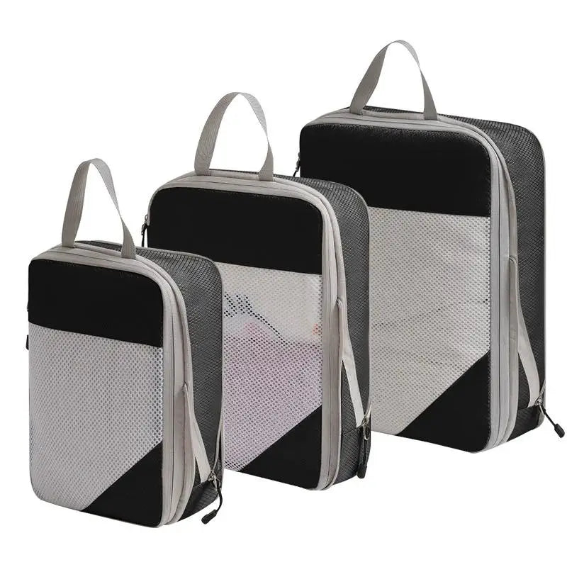 3-Piece Travel Compression Packing Cube Set