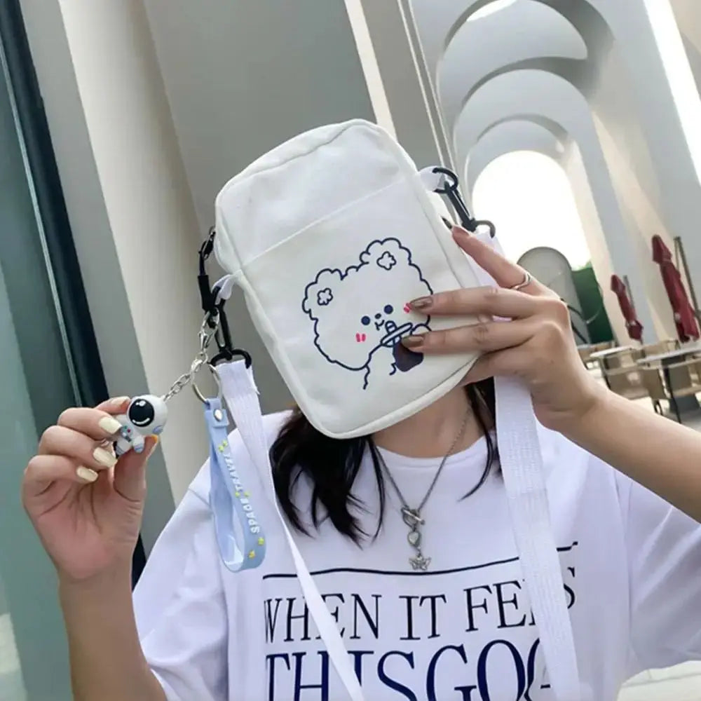 Mini Canvas Crossbody Phone Bag