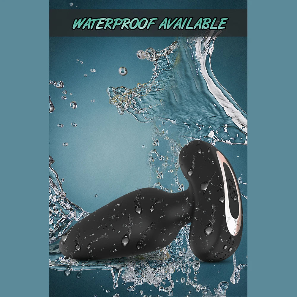 Remote-Control Vibrating Anal Plug