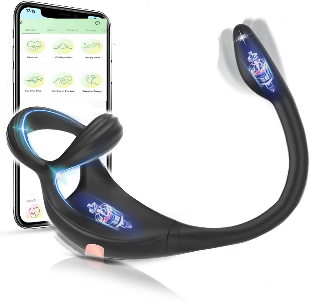 App-Control Prostate Massager with Ring