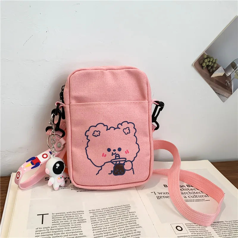Mini Canvas Crossbody Phone Bag