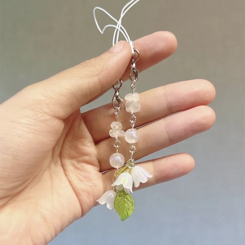 Lily of the valley phone charms handmade Cute
