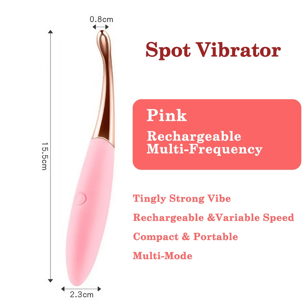 USB-Rechargeable Portable Wand Vibrator