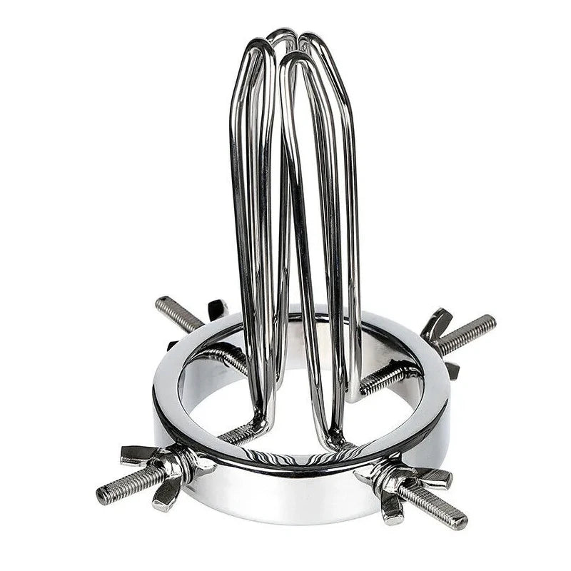 Adjustable Stainless Steel Hollow Tunnel Anal Plug