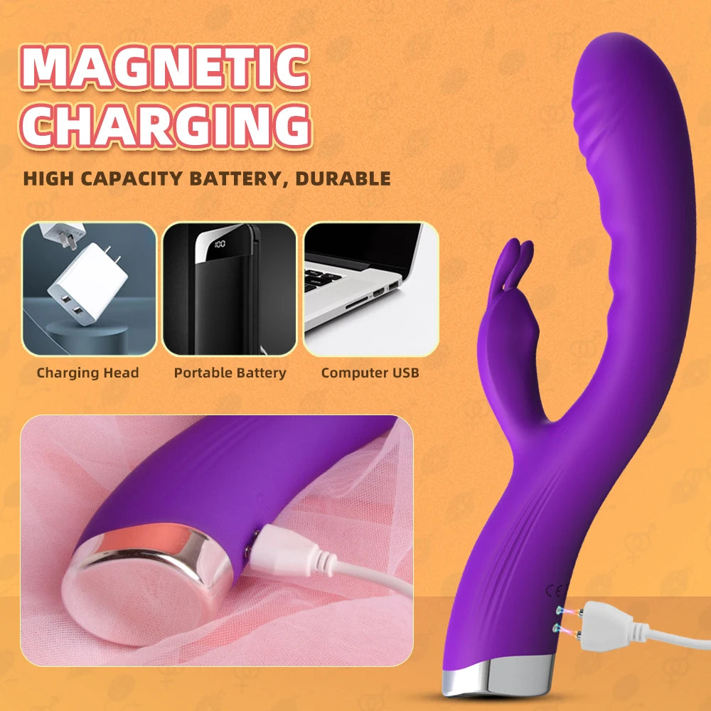 Rechargeable Quiet Rabbit Vibrator