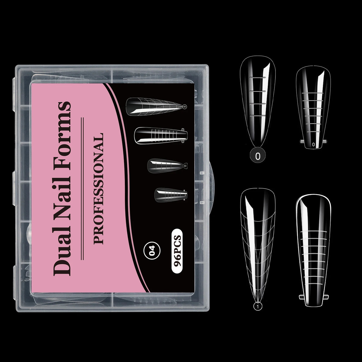 Full-Cover Acrylic Nail Extension Tips